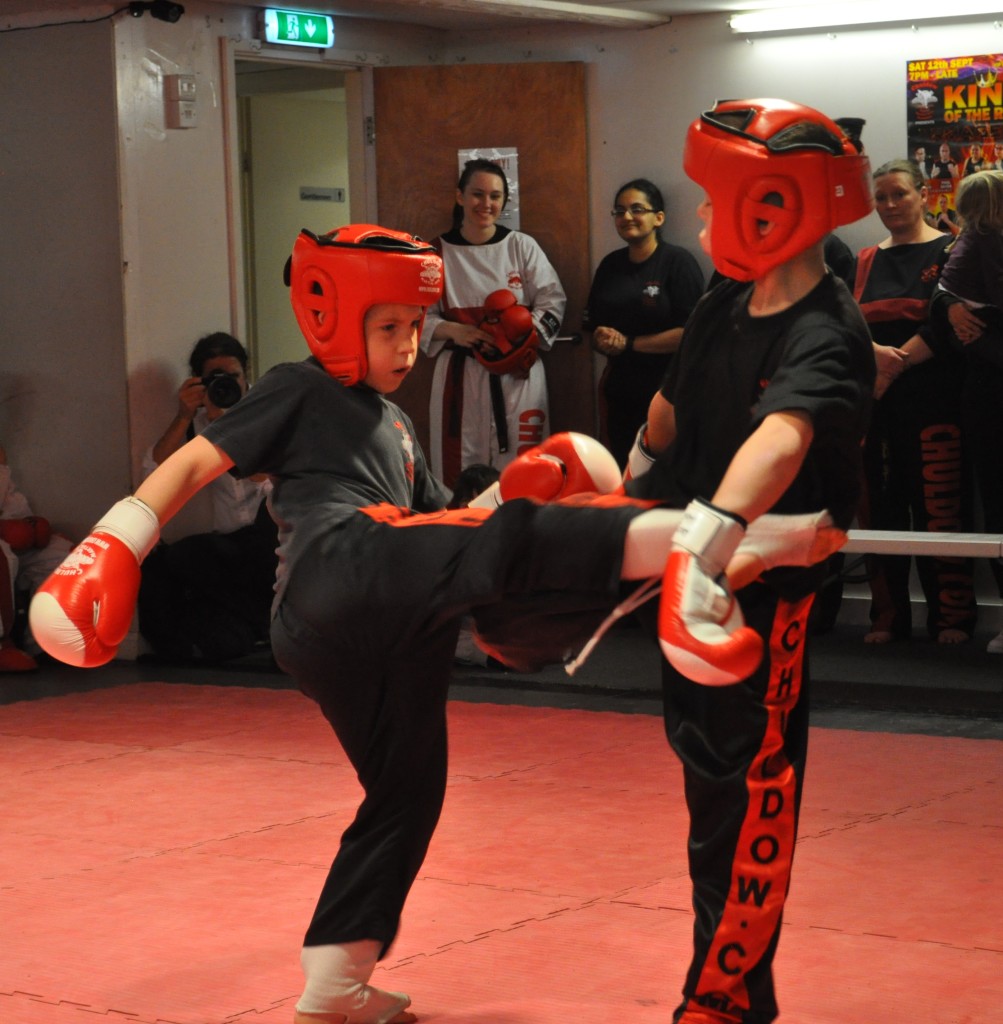 Action from the Continuous Sparring Section